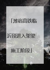 潍宿高铁临沂段进入架梁施工阶段