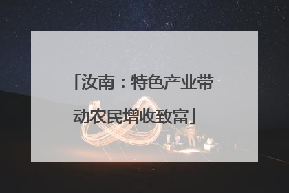 汝南：特色产业带动农民增收致富