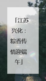 江苏兴化：粽香传情迎端午