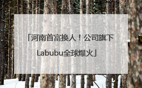 河南首富换人！公司旗下Labubu全球爆火