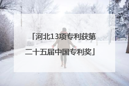 河北13项专利获第二十五届中国专利奖