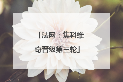 法网：焦科维奇晋级第三轮
