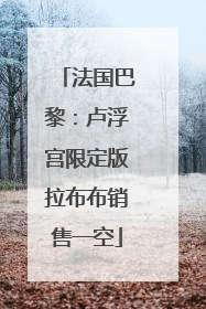 法国巴黎：卢浮宫限定版拉布布销售一空