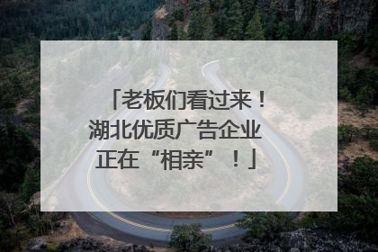 老板们看过来！湖北优质广告企业正在“相亲”！