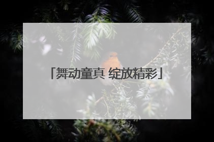舞动童真 绽放精彩