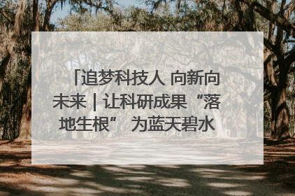 追梦科技人 向新向未来｜让科研成果“落地生根” 为蓝天碧水“保驾护航”