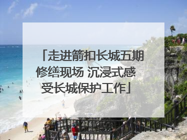走进箭扣长城五期修缮现场 沉浸式感受长城保护工作