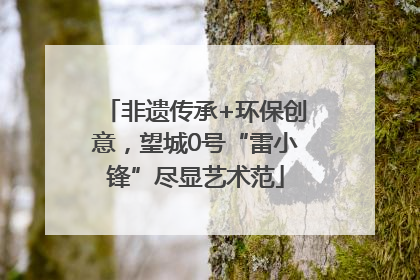 非遗传承+环保创意，望城0号“雷小锋”尽显艺术范