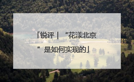 锐评｜“花漾北京”是如何实现的