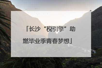 长沙“税引擎”助燃毕业季青春梦想