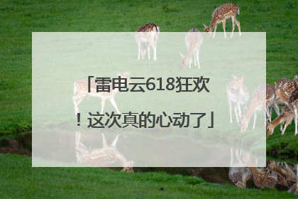 雷电云618狂欢！这次真的心动了