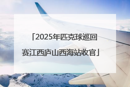 2025年匹克球巡回赛江西庐山西海站收官